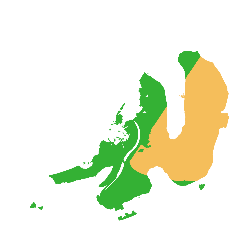 Biome Rust Map: Procedural Map, Size: 2000, Seed: 819207571