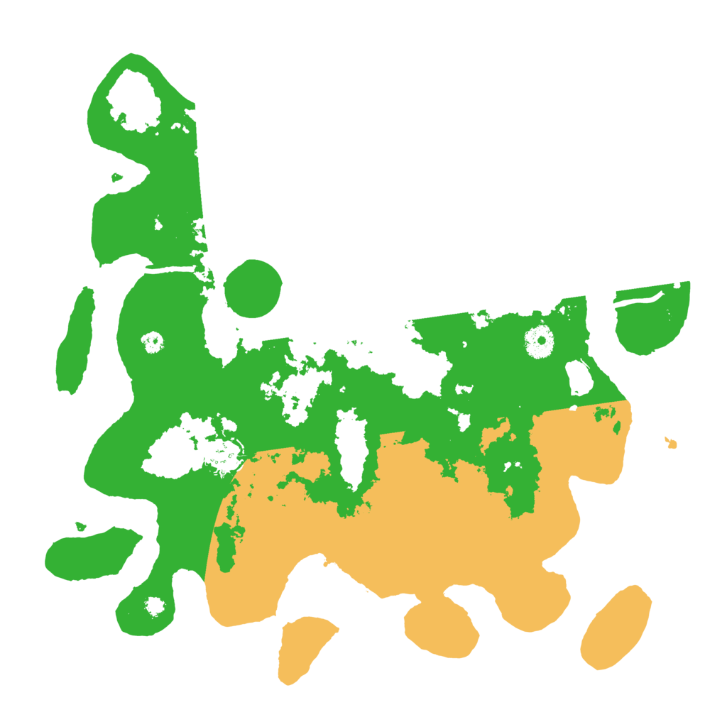 Biome Rust Map: Procedural Map, Size: 3500, Seed: 88463728