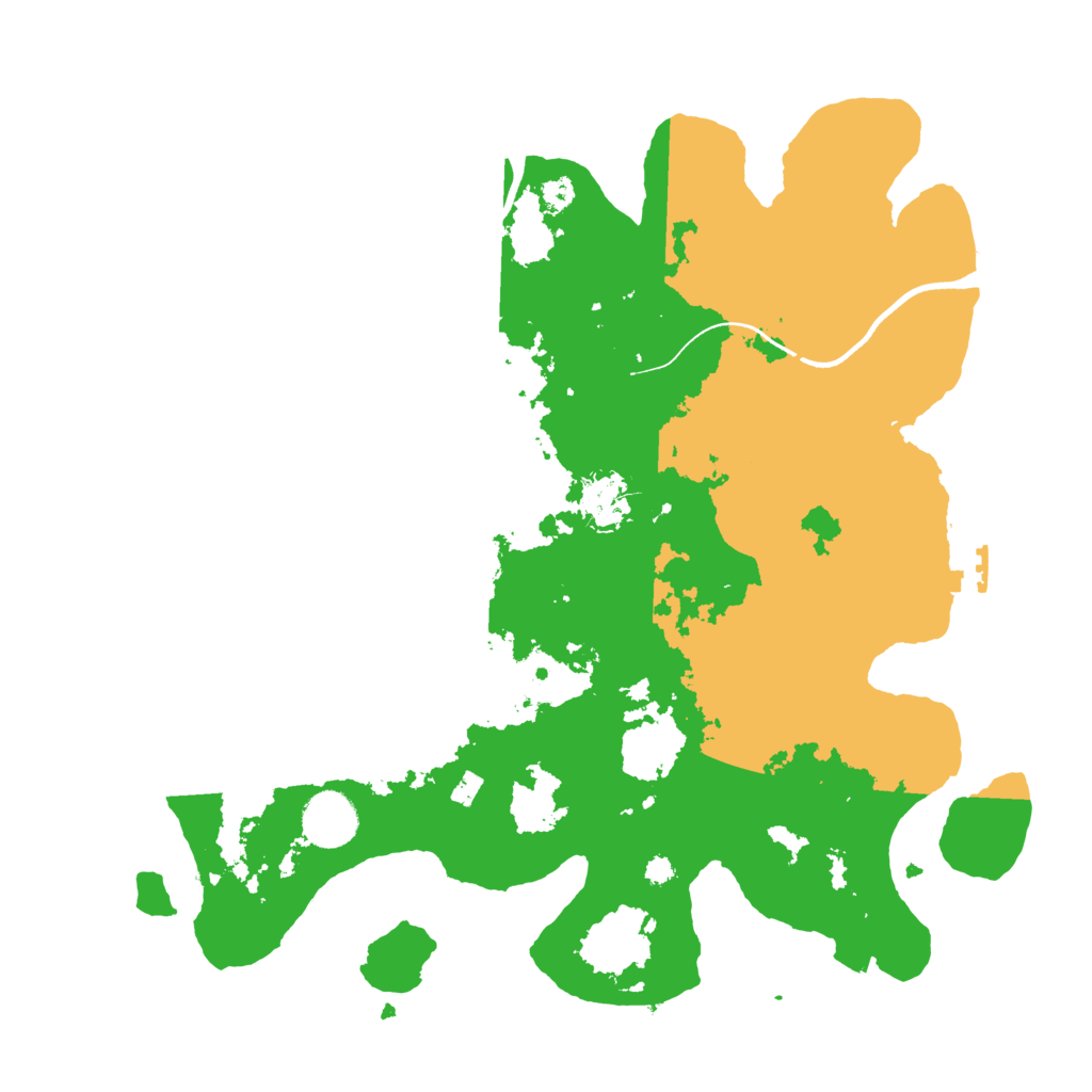 Biome Rust Map: Procedural Map, Size: 3500, Seed: 49062786