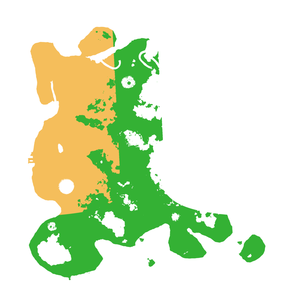 Biome Rust Map: Procedural Map, Size: 3500, Seed: 1982952857