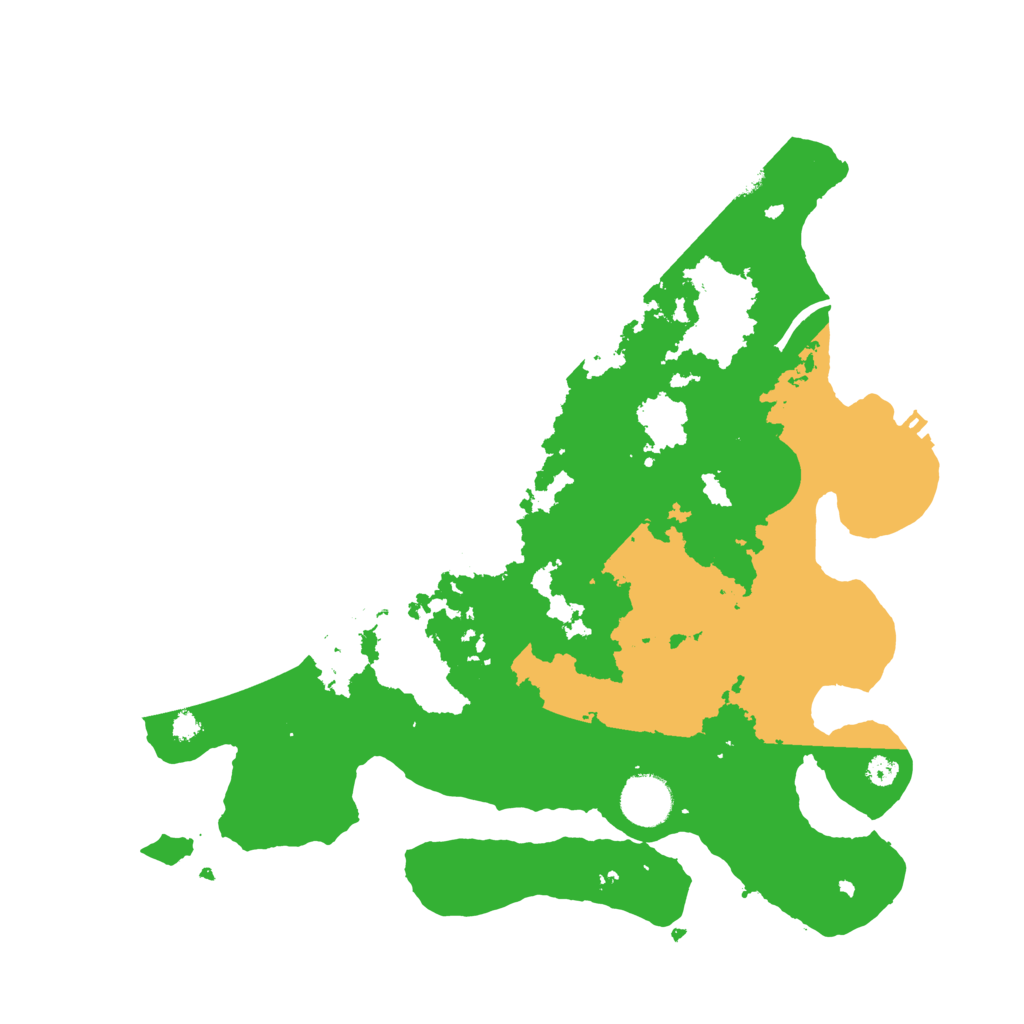 Biome Rust Map: Procedural Map, Size: 3500, Seed: 24825575