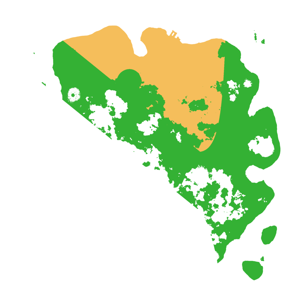 Biome Rust Map: Procedural Map, Size: 3500, Seed: 11694875