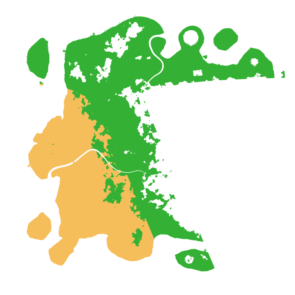 Biome Rust Map: Procedural Map, Size: 3500, Seed: 26322071