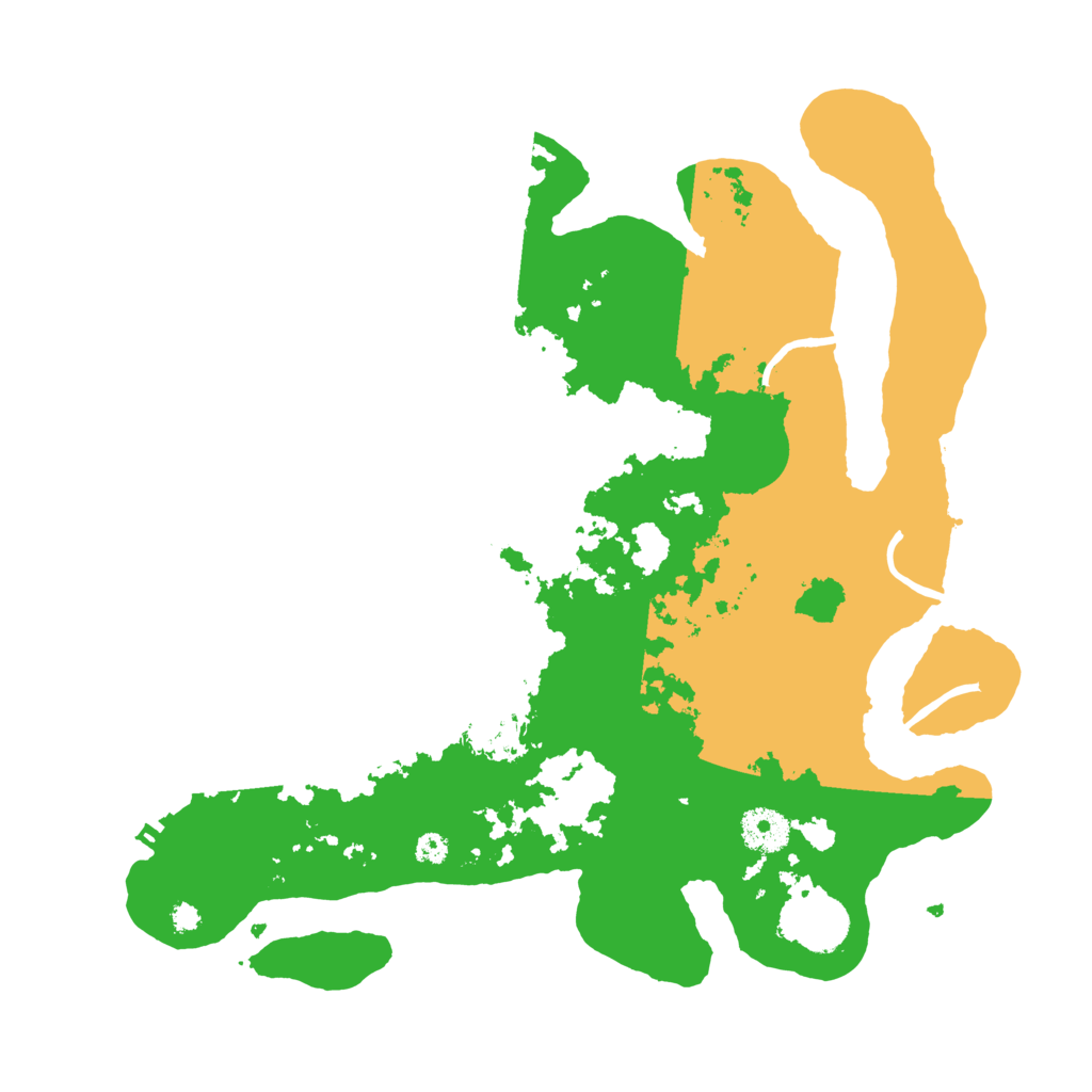Biome Rust Map: Procedural Map, Size: 3500, Seed: 28019273