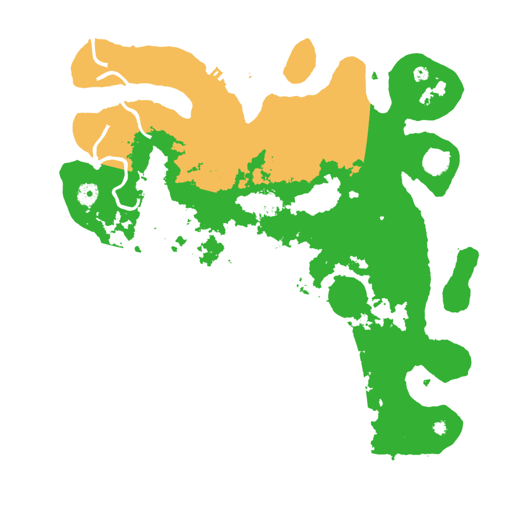 Biome Rust Map: Procedural Map, Size: 3500, Seed: 81108662