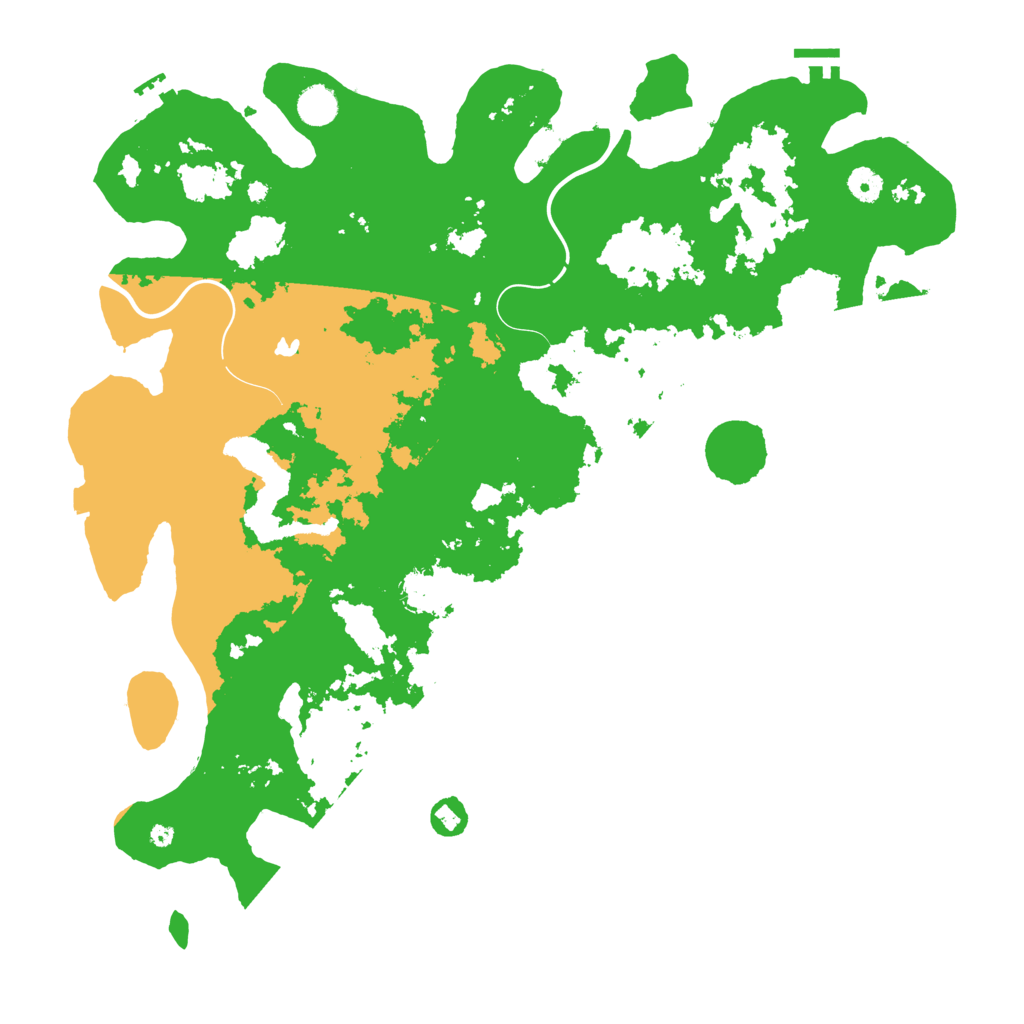 Biome Rust Map: Procedural Map, Size: 4500, Seed: 546151112
