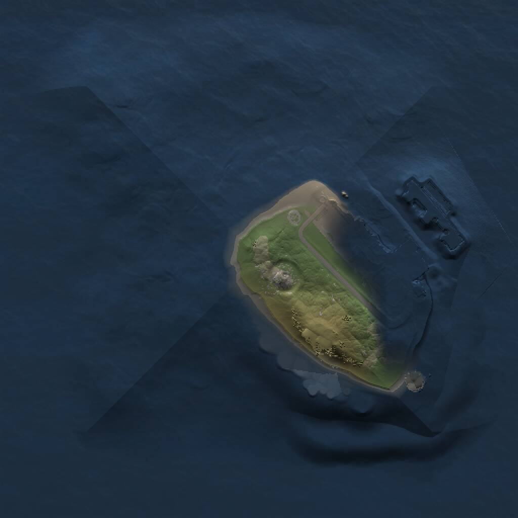 Rust Map: Procedural Map, Size: 1000, Seed: 43572348, 2 Monuments