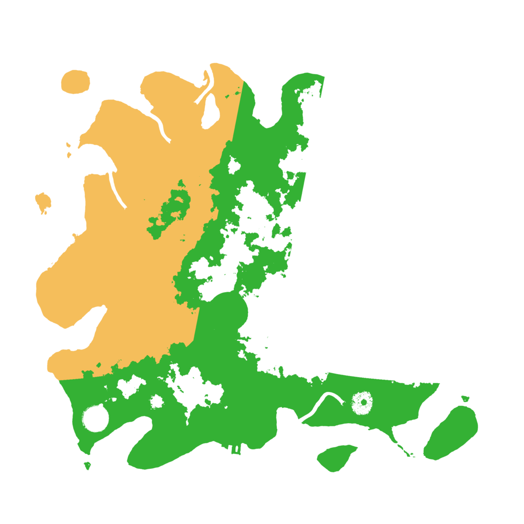 Biome Rust Map: Procedural Map, Size: 3500, Seed: 30752522