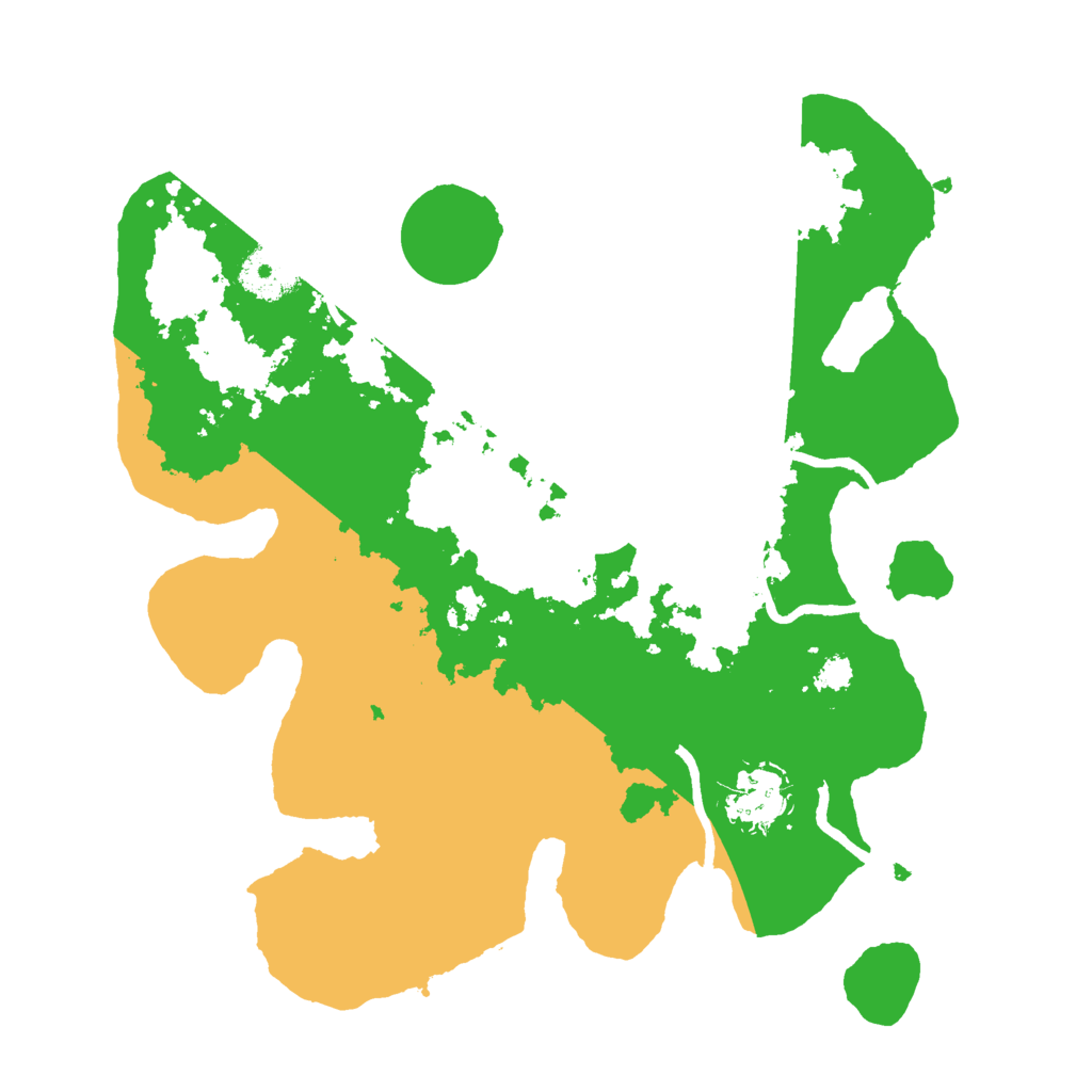 Biome Rust Map: Procedural Map, Size: 3000, Seed: 549260097