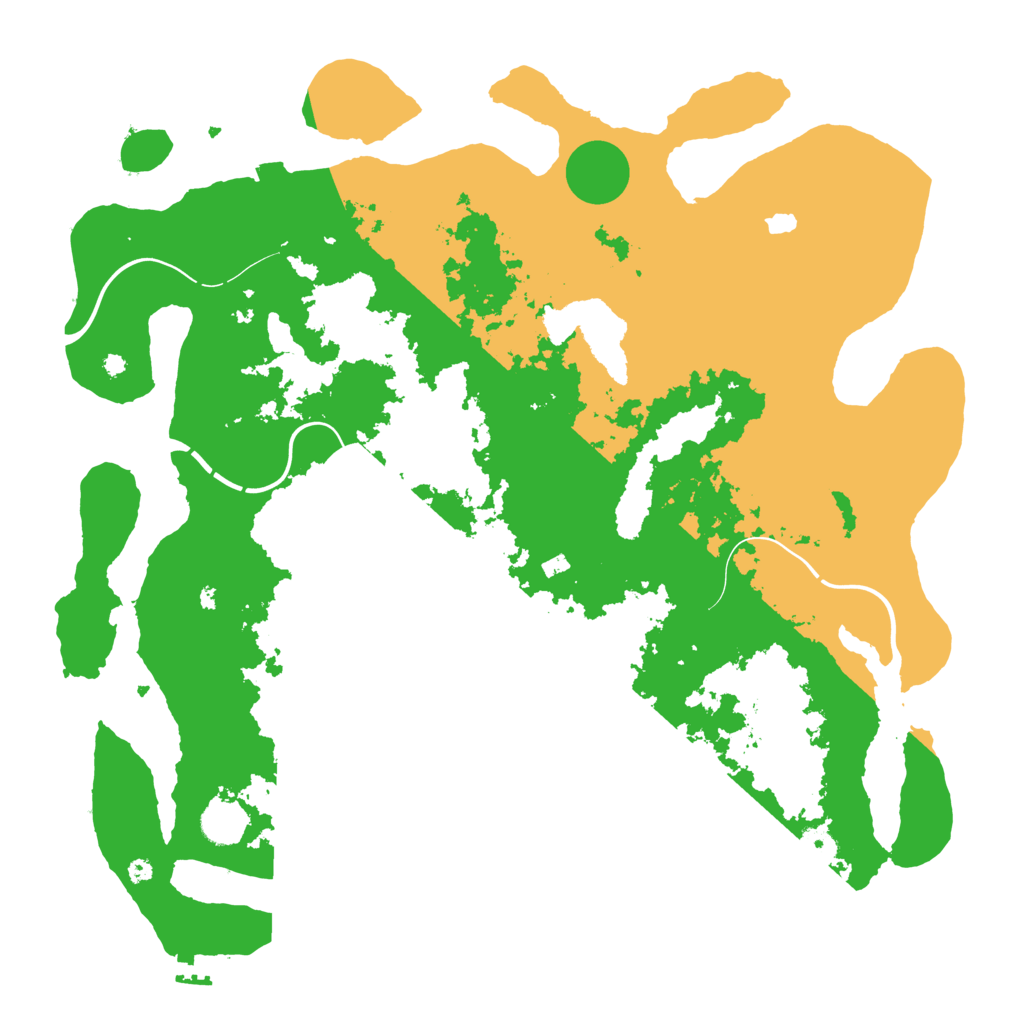 Biome Rust Map: Procedural Map, Size: 4250, Seed: 1172