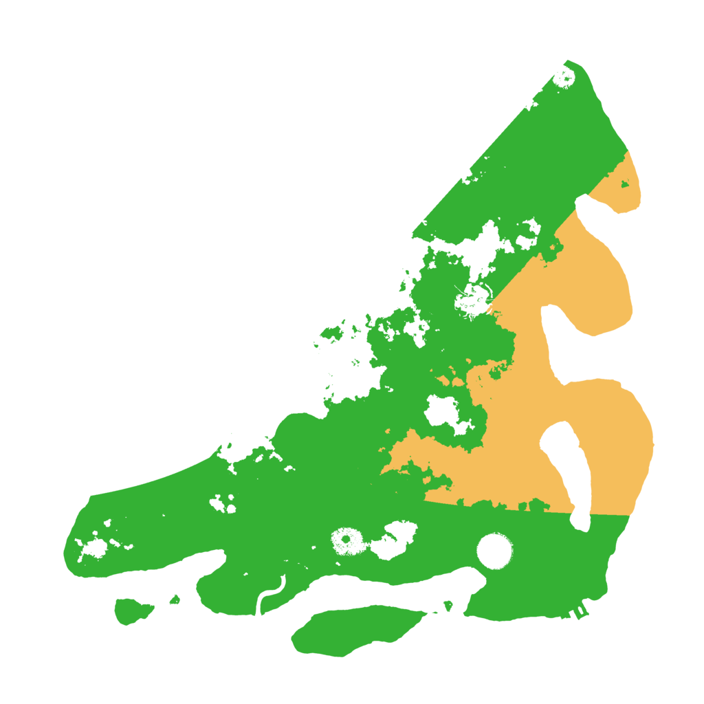 Biome Rust Map: Procedural Map, Size: 3500, Seed: 48275562