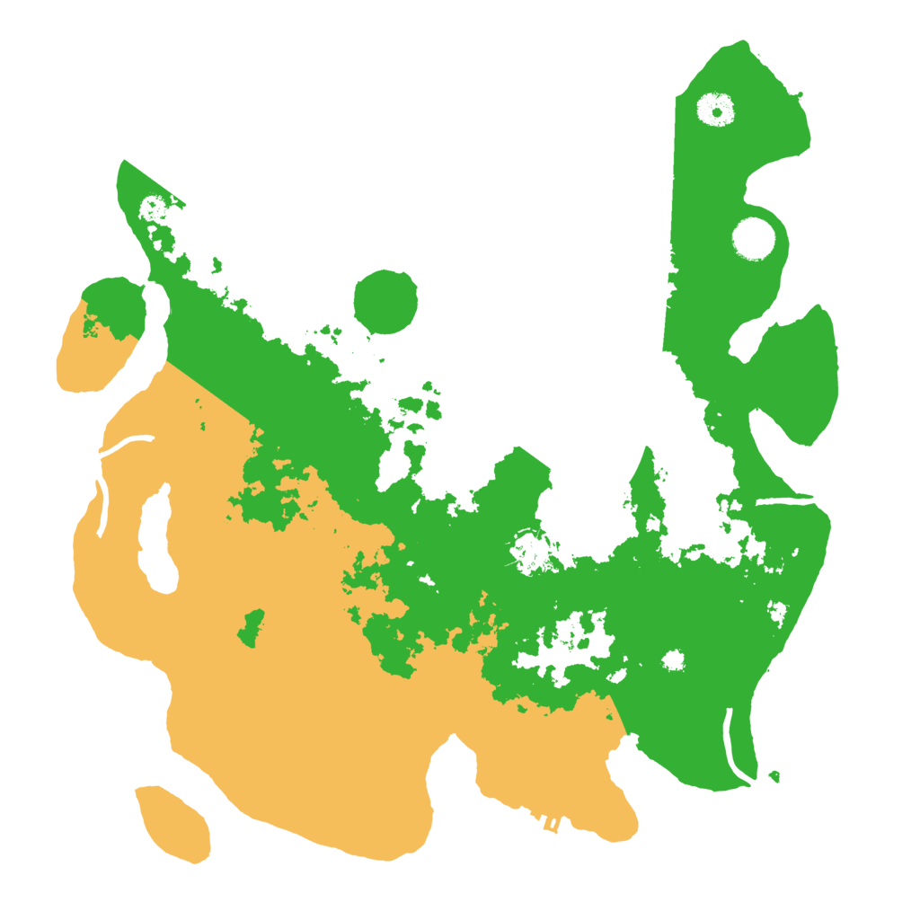 Biome Rust Map: Procedural Map, Size: 3850, Seed: 18417178