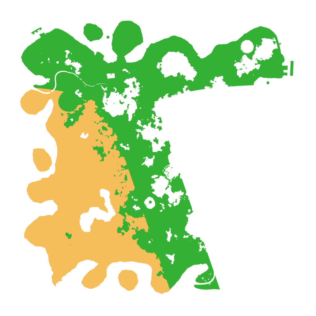Biome Rust Map: Procedural Map, Size: 4300, Seed: 1196869889