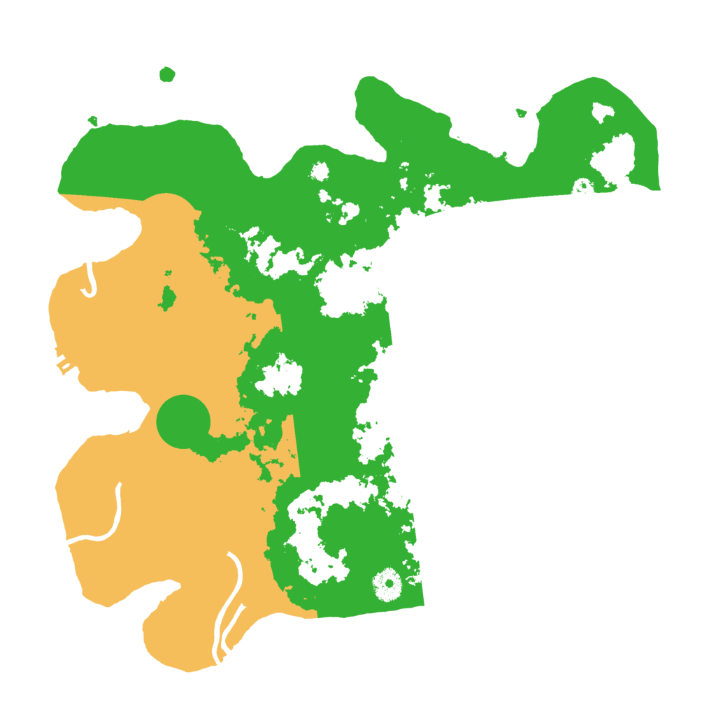 Biome Rust Map: Procedural Map, Size: 3500, Seed: 75830446