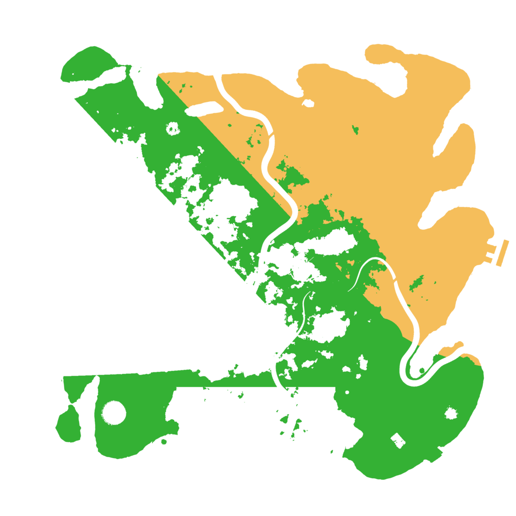 Biome Rust Map: Procedural Map, Size: 3850, Seed: 6420962