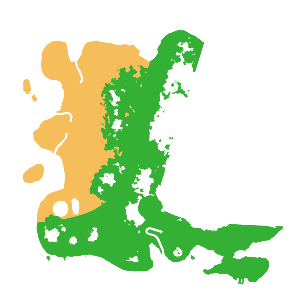 Biome Rust Map: Procedural Map, Size: 3500, Seed: 233659167