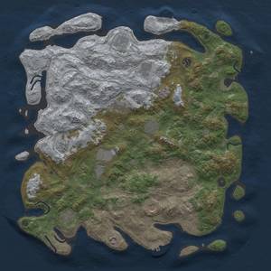 Thumbnail Rust Map: Procedural Map, Size: 4500, Seed: 1560806189, 20 Monuments