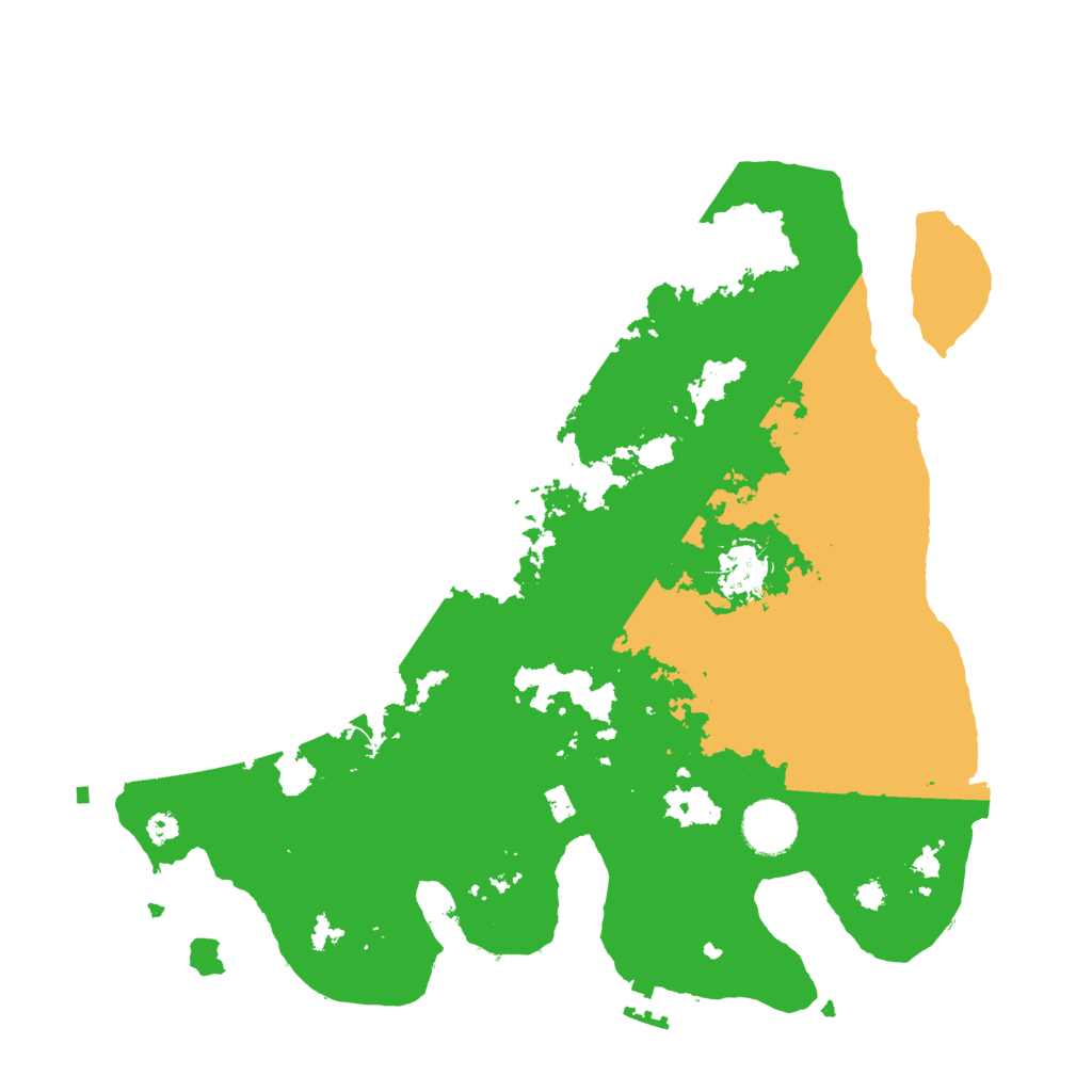 Biome Rust Map: Procedural Map, Size: 3500, Seed: 73621