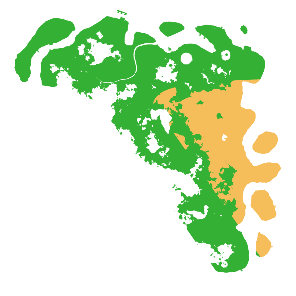 Biome Rust Map: Procedural Map, Size: 4500, Seed: 231430561