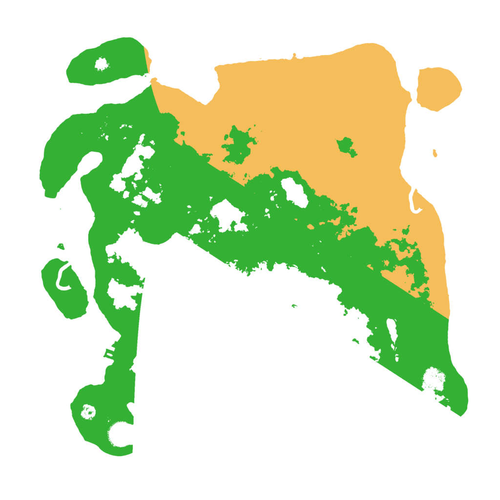 Biome Rust Map: Procedural Map, Size: 3500, Seed: 20630805