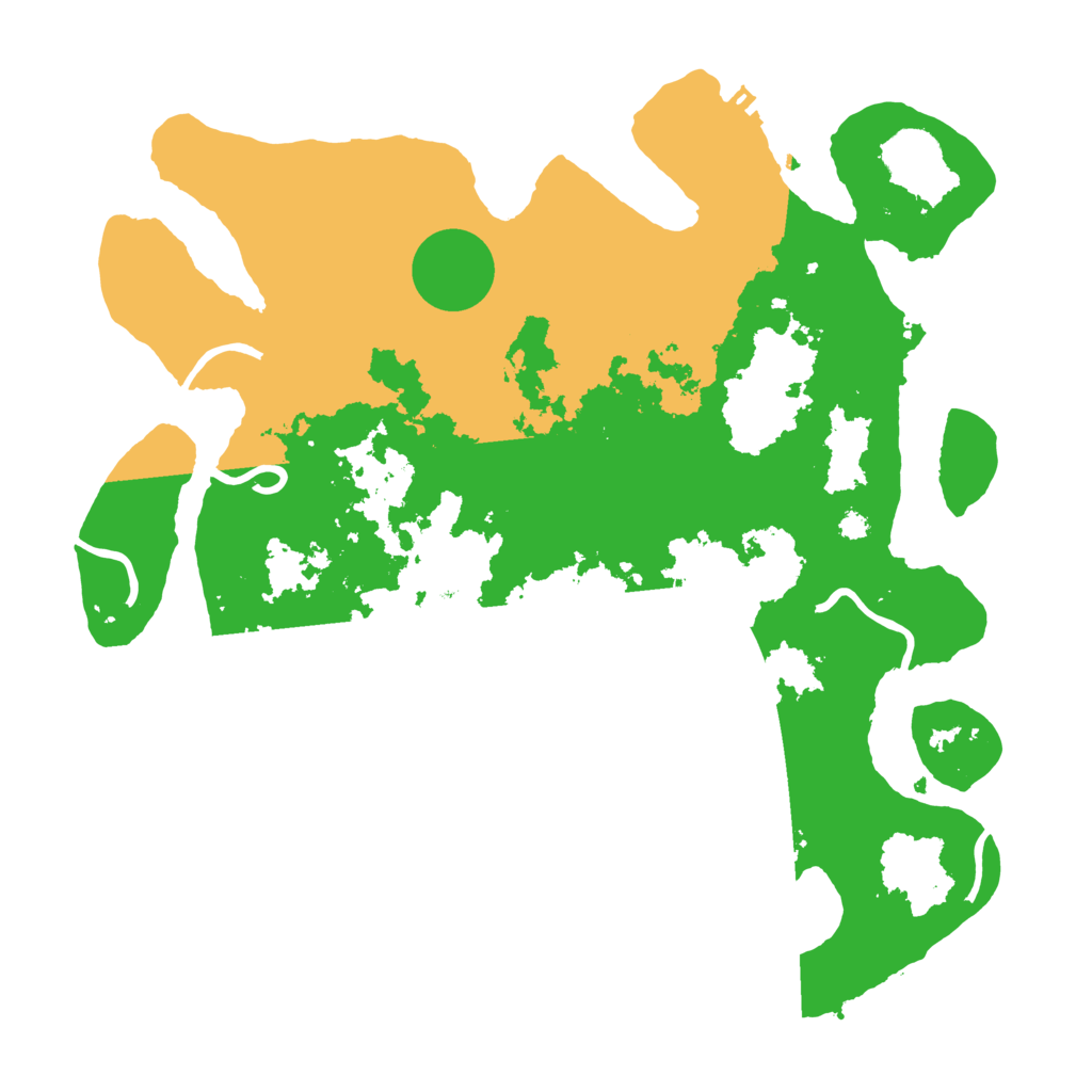 Biome Rust Map: Procedural Map, Size: 3500, Seed: 1265454300