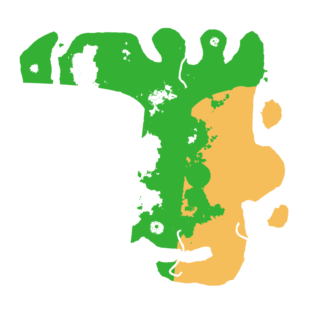 Biome Rust Map: Procedural Map, Size: 3500, Seed: 85823620