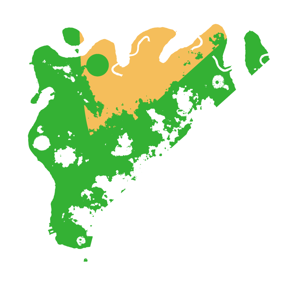 Biome Rust Map: Procedural Map, Size: 3500, Seed: 10537982