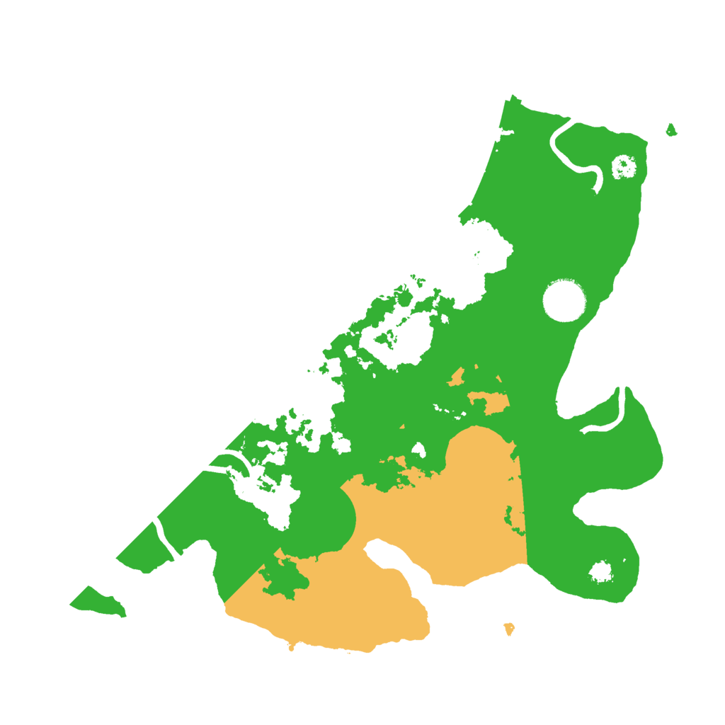 Biome Rust Map: Procedural Map, Size: 3000, Seed: 1741595579
