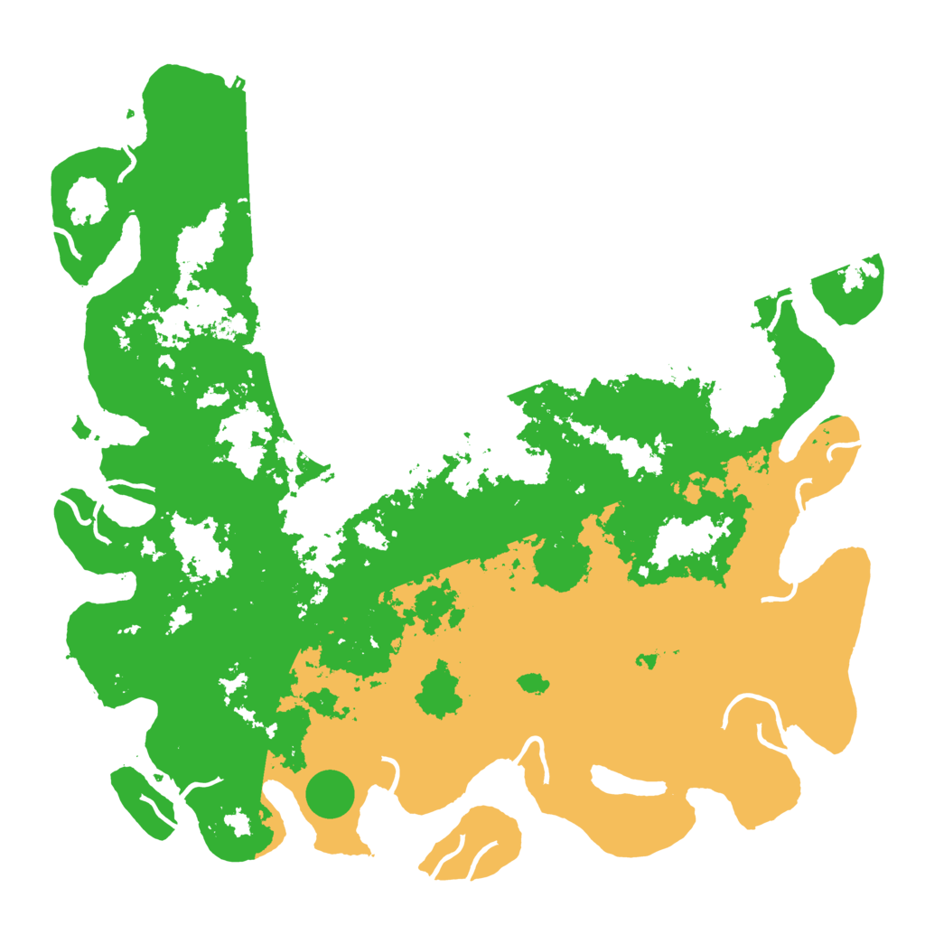 Biome Rust Map: Procedural Map, Size: 5000, Seed: 12560