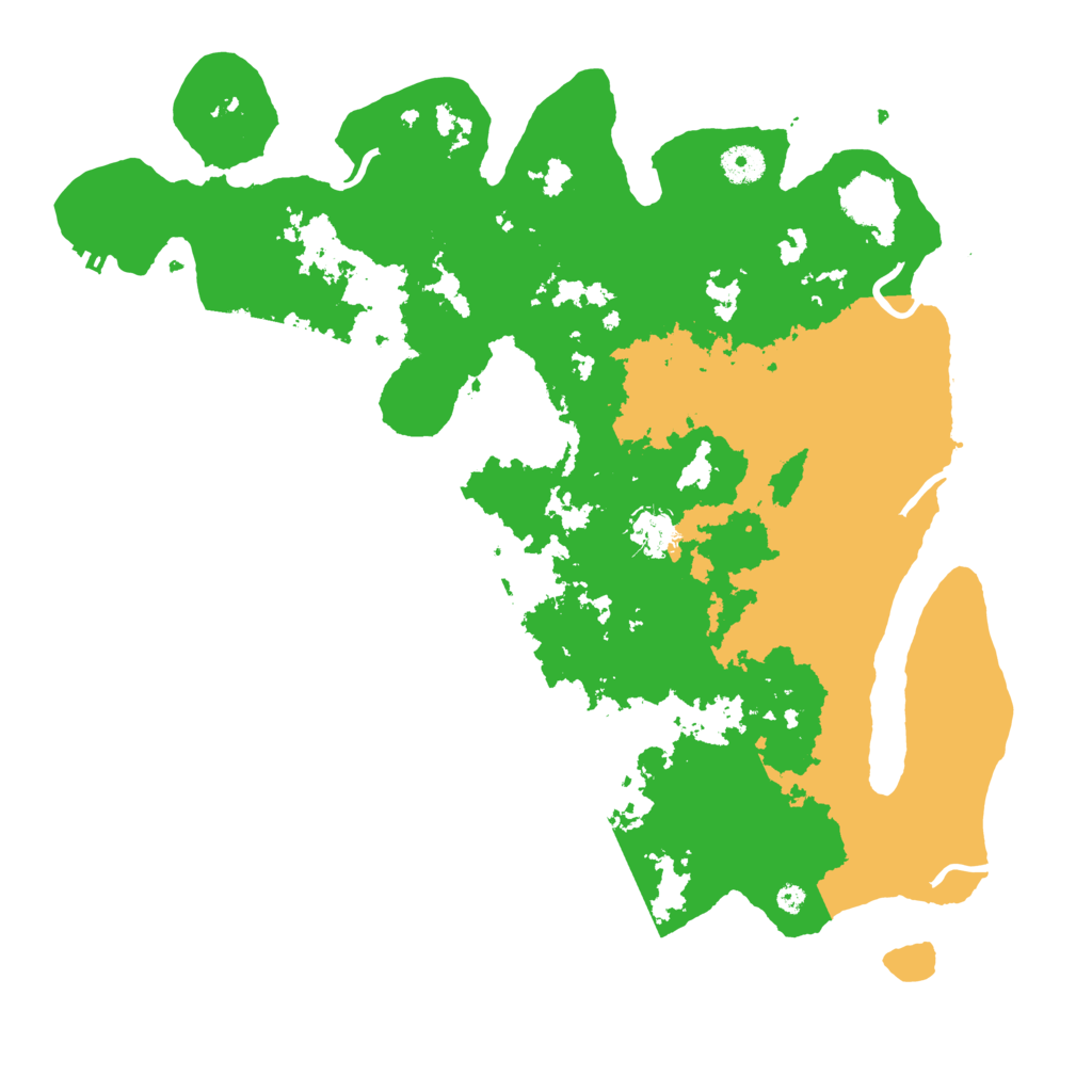 Biome Rust Map: Procedural Map, Size: 4000, Seed: 29967212
