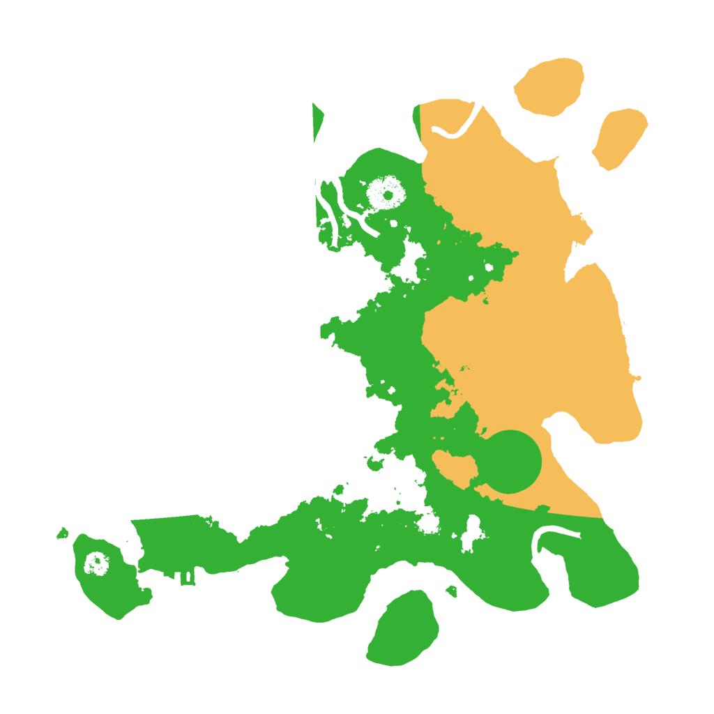 Biome Rust Map: Procedural Map, Size: 3000, Seed: 20586