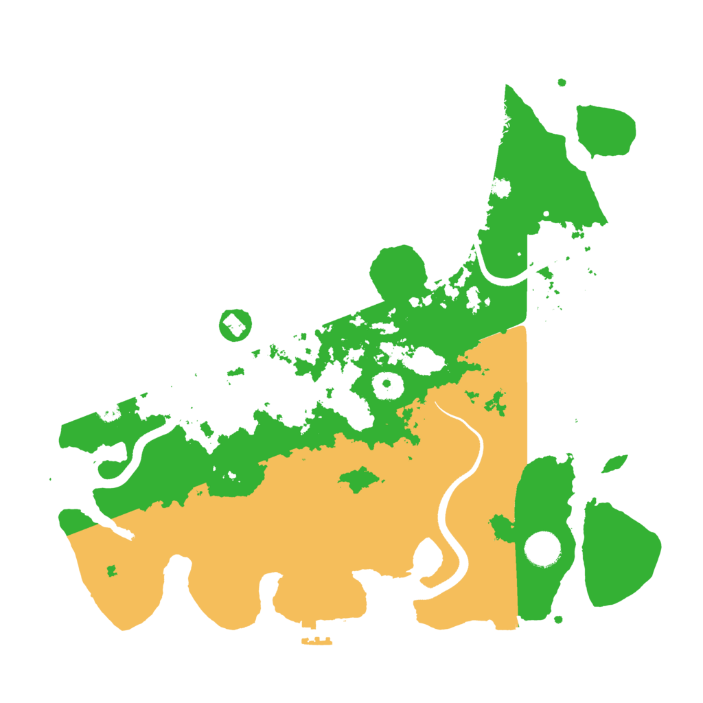 Biome Rust Map: Procedural Map, Size: 3500, Seed: 101688639