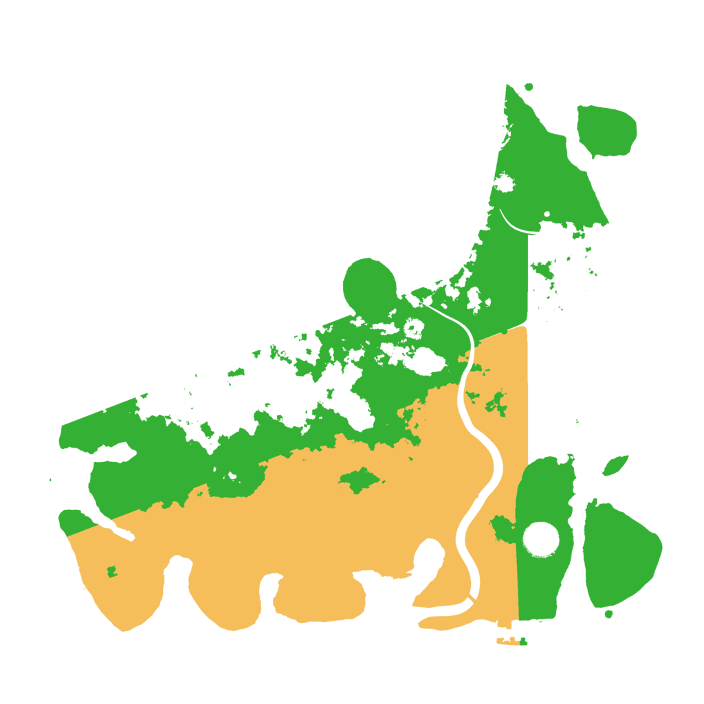 Biome Rust Map: Procedural Map, Size: 3500, Seed: 101688639