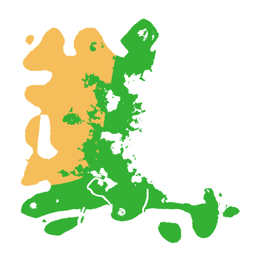 Biome Rust Map: Procedural Map, Size: 3500, Seed: 390804809