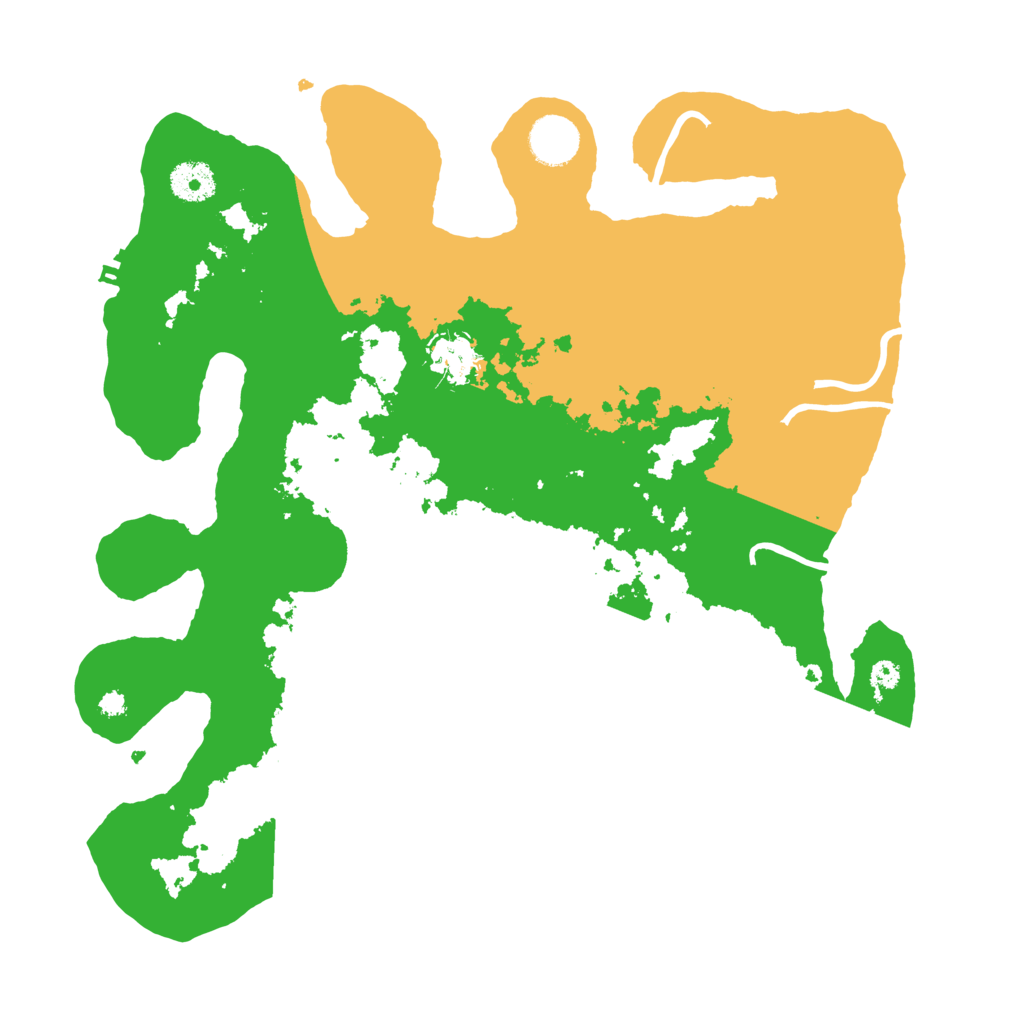 Biome Rust Map: Procedural Map, Size: 3600, Seed: 3658771