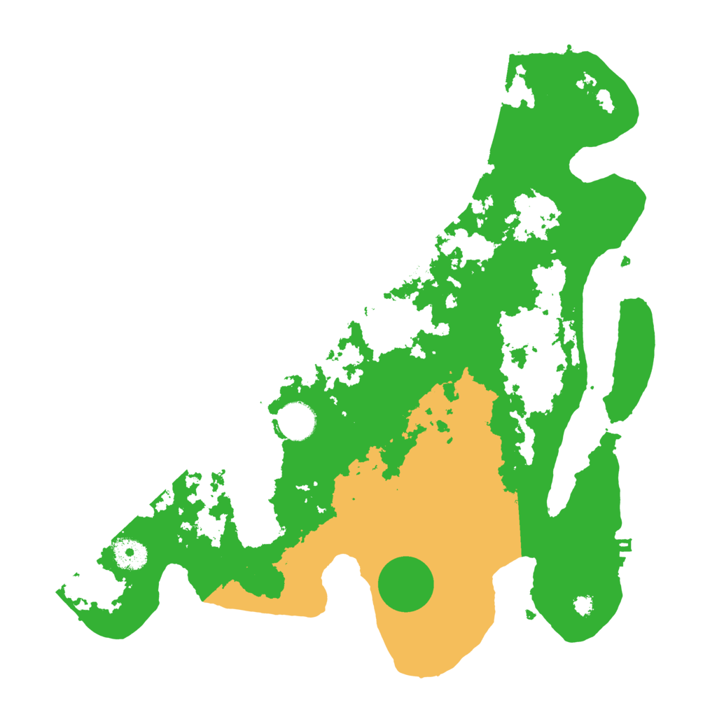 Biome Rust Map: Procedural Map, Size: 3400, Seed: 249145