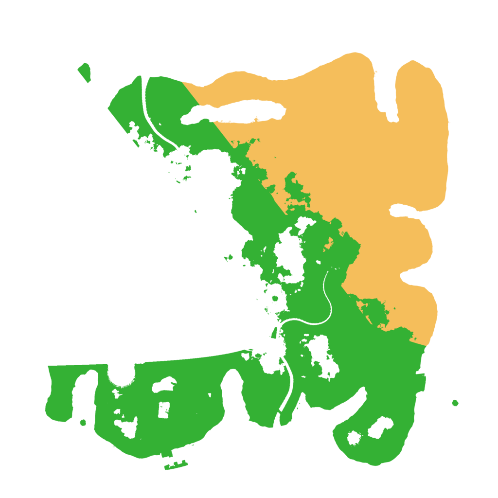 Biome Rust Map: Procedural Map, Size: 3250, Seed: 748397769