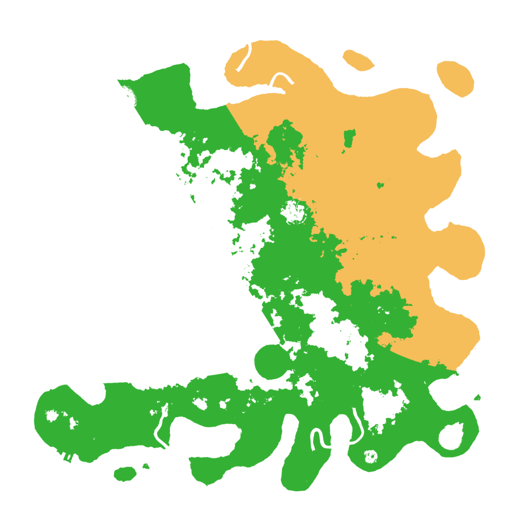 Biome Rust Map: Procedural Map, Size: 4000, Seed: 23415