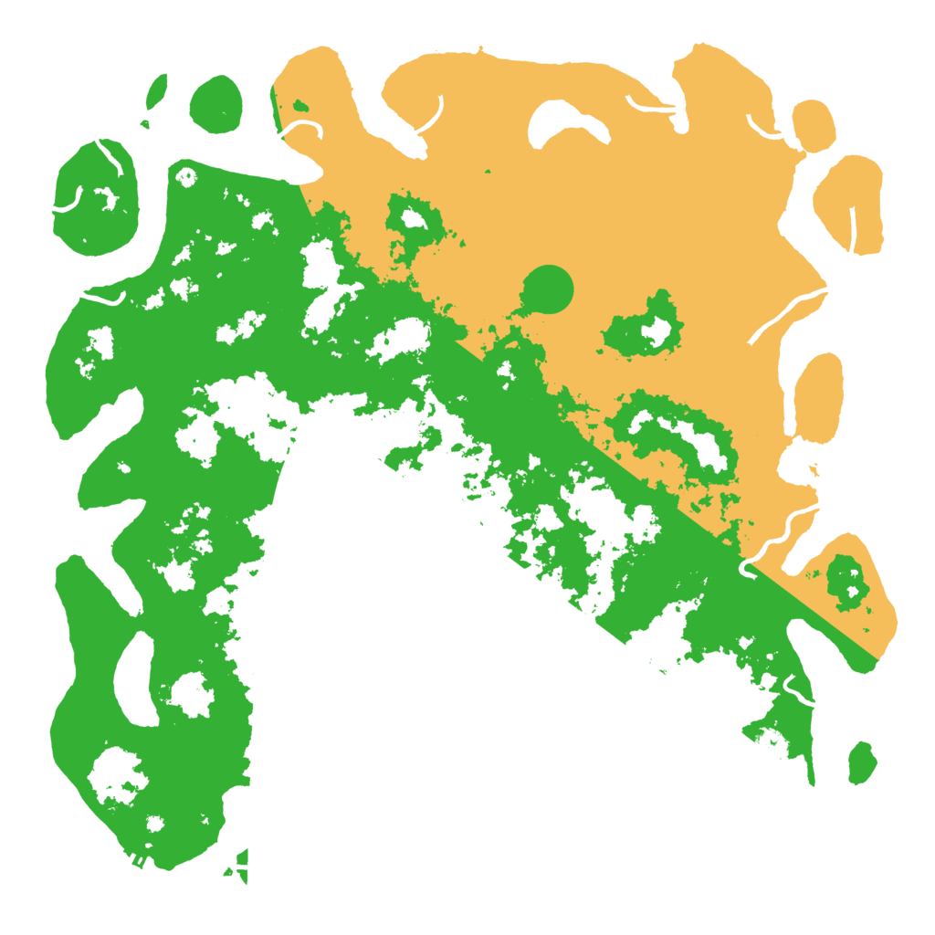 Biome Rust Map: Procedural Map, Size: 5000, Seed: 621972