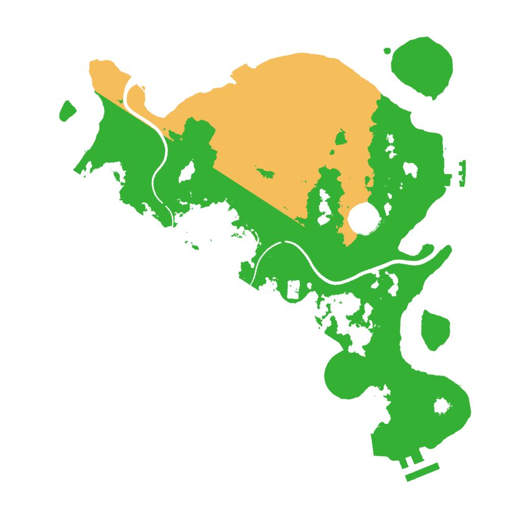 Biome Rust Map: Procedural Map, Size: 3000, Seed: 118834881