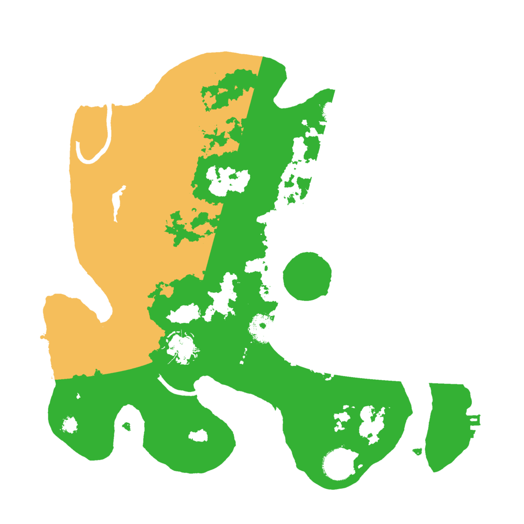 Biome Rust Map: Procedural Map, Size: 3000, Seed: 319407799