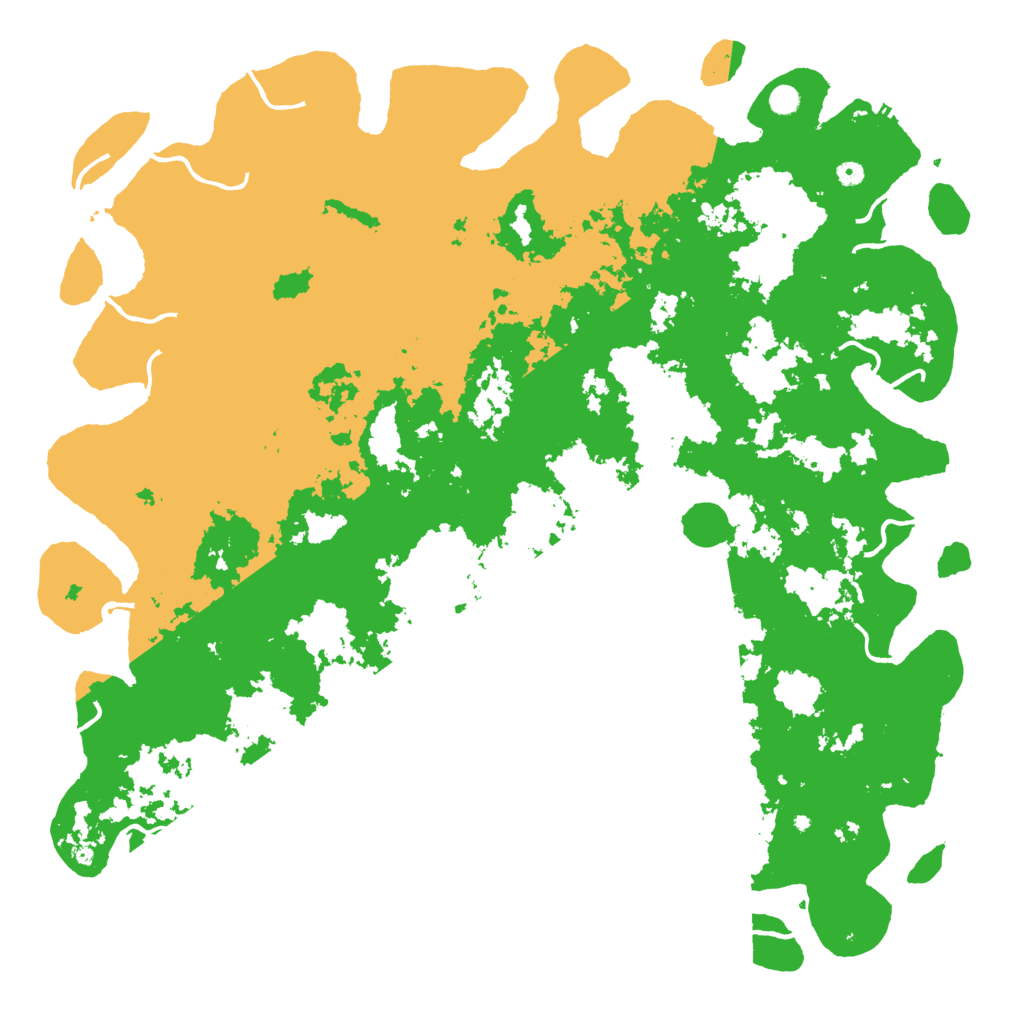 Biome Rust Map: Procedural Map, Size: 6000, Seed: 1887617