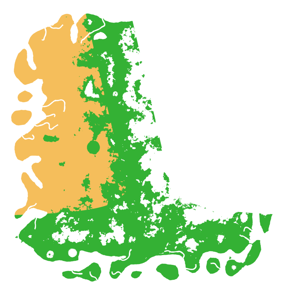 Biome Rust Map: Procedural Map, Size: 6000, Seed: 12868