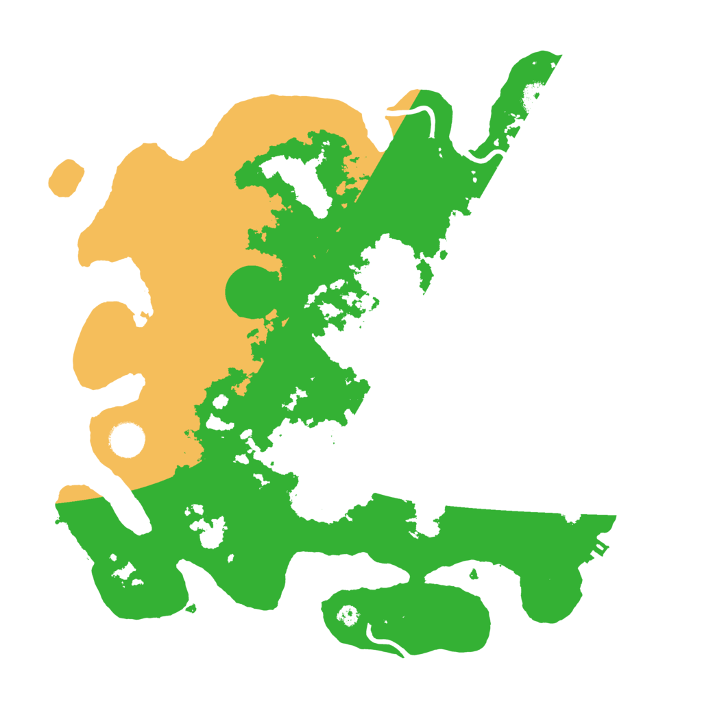 Biome Rust Map: Procedural Map, Size: 3500, Seed: 1629017