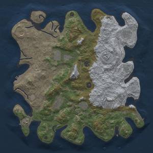 Thumbnail Rust Map: Procedural Map, Size: 4000, Seed: 955638239, 19 Monuments