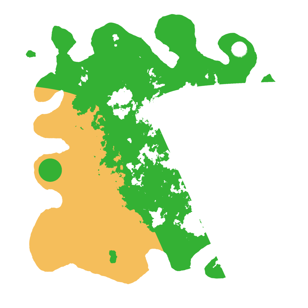 Biome Rust Map: Barren, Size: 3500, Seed: 887230309