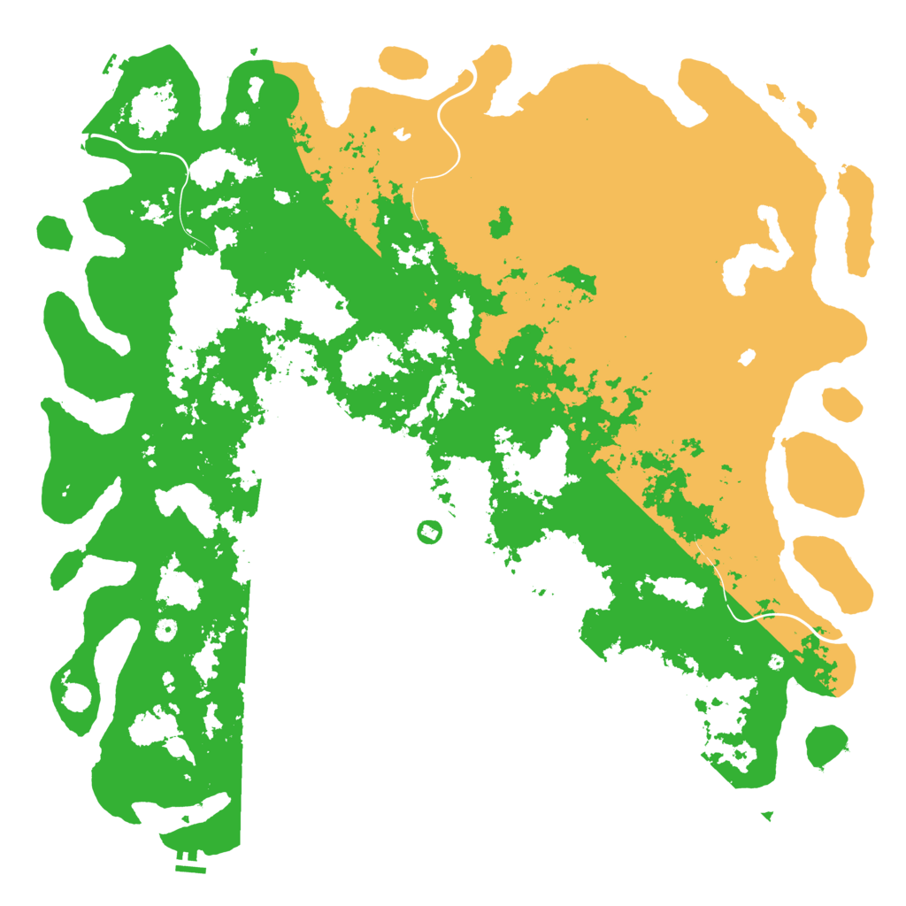 Biome Rust Map: Procedural Map, Size: 6000, Seed: 1923756923