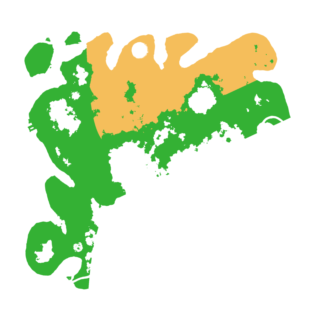 Biome Rust Map: Procedural Map, Size: 3500, Seed: 56431220