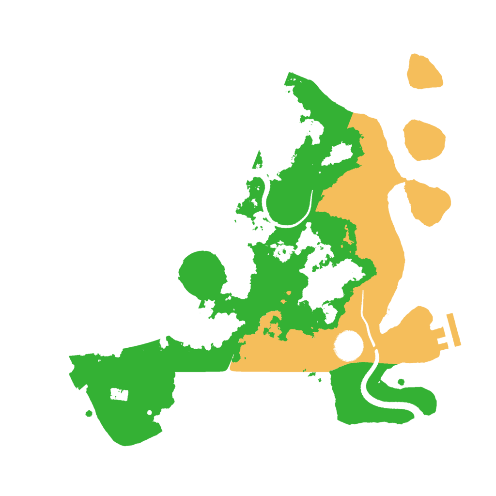 Biome Rust Map: Procedural Map, Size: 3000, Seed: 1331147320