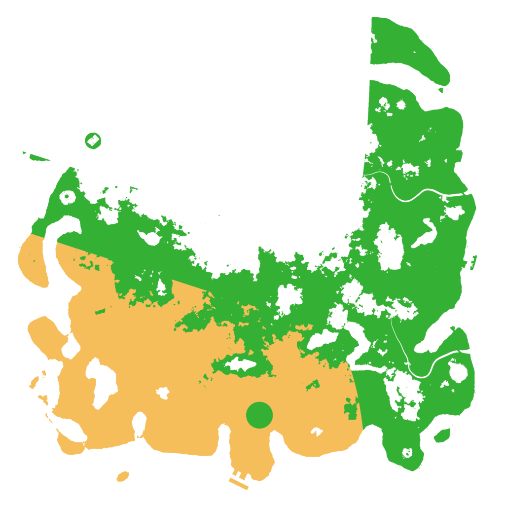 Biome Rust Map: Procedural Map, Size: 5000, Seed: 153092014